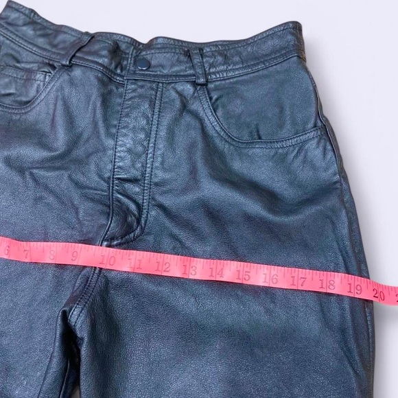 Danier Black Leather pants US12 - Picture 6 of 8